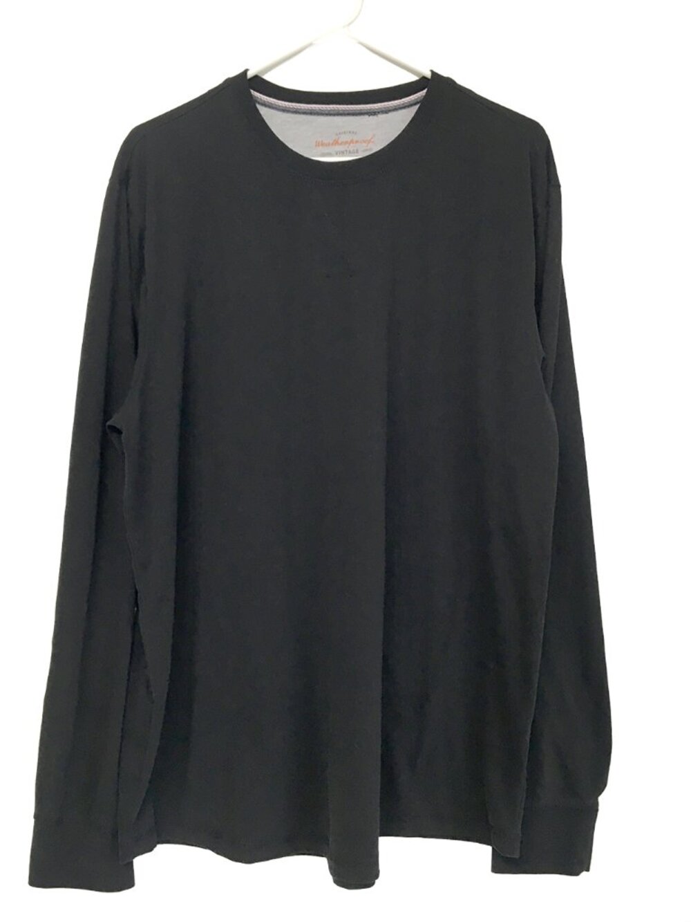 Weatherproof Men's Black Long Sleeve T-Shirt Size XL Reg